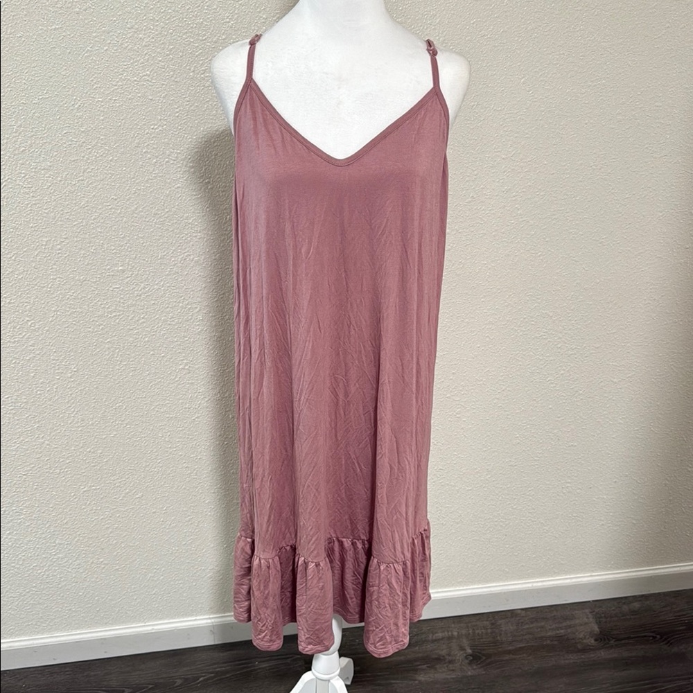 Agnes & Dora Pink Sleeveless Midi Sundress NWOT